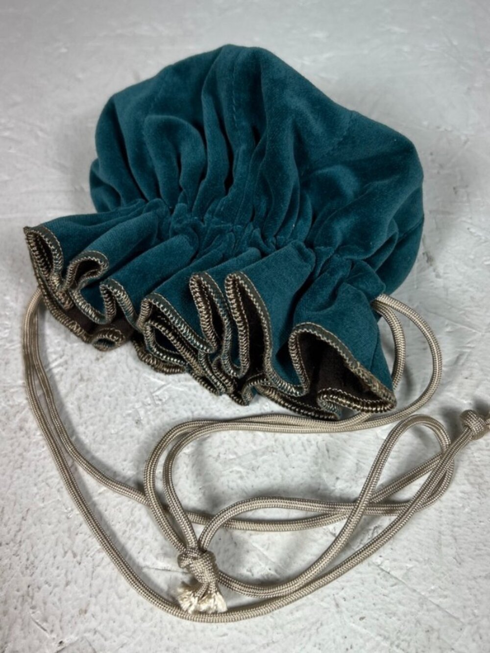 Velvet Drawstring Pouch Renaissance Faire Stash Coin Dice Bag Cosplay